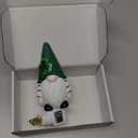 St Patricks Day Gnome Night Light UL Certification Plug-in Wall 360 Degree Swivel Plug with On/Off Switch for Irish March Saint Paddy's Day Gift Home Bathroom Bedroom Hallway Decoration