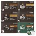 Peet's Coffee, Single Serve Coffee Pods Variety Pack - Major Dickason's Blend, Big Bang, French Roast, Caf Domingo, Organic Alma De La Tierra, House Blend, 60 Count (6 Boxes of 10 Pods)