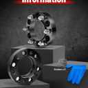 EVIL ENERGY 6X5.5 Hubcentric Wheel Spacers 1.25 inch Compatible for Tacoma 4Runner, M12x1.5 Thread 106mm Bore Aluminum Spacers Work On Tundra FJ Cruiser Sequoia GX460 GX470