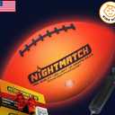 Light Up Football (LB21-USA)with ball pump, batteries, spare batteries, tool and manualcolor: Orange/ Marble