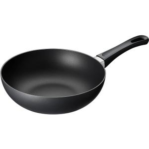 Scanpan Classic 9 1/2 inch Nonstick Stir Fry Pan  Compatible with Gas and Electric Stovetops, Metal Utensil Safe, Oven Safe to 500F, Dishwasher Safe, Black, 2435120