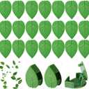 65PCS Plant Wall Clips, Plant Climbing Wall Fixture Clips, Wall Vines Fixing Clips with 65 Adhesive Stickers, Self-Adhesive Plant Fixer for Vine Support and Indoor Outdoor Decoration (65, Green)
