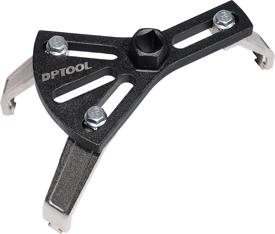 Fuel Pump Lock Ring Removal and Reinstall Tool Adjustable Fuel Lid Tank Cover Collar Ring Spanner 5.2''-7.6''