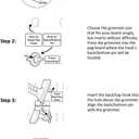 PegPro J, 1" & 2" Kit for Standard Wood Fiber pegboard  Durable Plastic Pegboard Hooks - for Garage, Kitchen, Craft Room, and More (J, 1" & 2" Hook - 72 Pack, Confetti Mix)