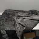 YUSOKI Long Faux Fur Throw Blanket for Sofa Couch,2 Layers,2.1lb,All Ages,Home Decoration, (Morel,50" x 60")