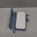 TwoHead Wallet Case Compatible with iPhone 16,Detachable Magnetic Phone Case,PU Leather All-Round Protective Case Wallet with Card Holder/Change Pocket,6.1 in,Blue