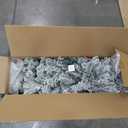 National Tree Company 6 ft Pre-Lit Flocked Acacia Artificial Christmas Tree, 300 Clear Lights, 840 Branch Tips, Includes Stand, Green