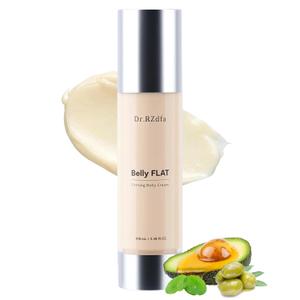 B Flat Belly Firming Cream - Tightening & Lifting Body Cream for Tummy, Thighs, Skin Elasticity Improvement, Deep Hydration, Anti-Sagging & Wrinkle Reduction