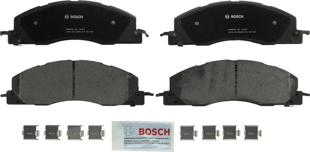 BOSCH BP1399 QuietCast Premium Semi-Metallic Disc Brake Pad Set - Compatible with Select Dodge Ram 2500, Ram 3500; Ram 2500, 3500; FRONT