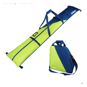 Goloni Ski Bag and Boot Bag Combo,Ski Bags for Air Travel,Snowboard Bag Fits for Skis Up to 180 CM and Boots Up To Size US13