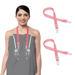 20 x Shower Lanyard for Mastectomy Drain Holder with Hook 2PCS Quick Dry JP Drain Holders for After Breast Surgery Skin Friendly Drain Holder After Tummy Tuck Adjustable Mastectomy Recovery Supplies Pink