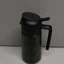 TrendPlain - Original 16oz/470ml Olive Oil Dispenser Bottle for Kitchen Gadgets and Air Fryer Accessories - Olive Oil Sprayer for Cooking w/Stickers - Black