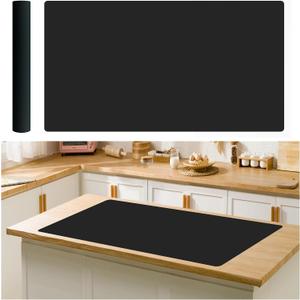 Extra Large Silicone Mat 24x36 Inch, 1.5mm Thick, Black, Cut-to-Fit, 36.2" x 24"