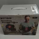 Weyais Neck Massager Pillow, Neck and Shoulder Relaxer with Heat, 3 Modes and Strengths, Neck Massager for Pain Relief Deep Tissue, Remote Control, Gift for Women Men Parents Christmas,Black