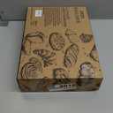 Corner Bread Box for Kitchen Countertop - New 2026 Design, Vintage Bamboo Wooden BreadBox, Large, Double Layer Storage for Homemade Bread, Sourdough, Panera, Under Cabinet Organizer