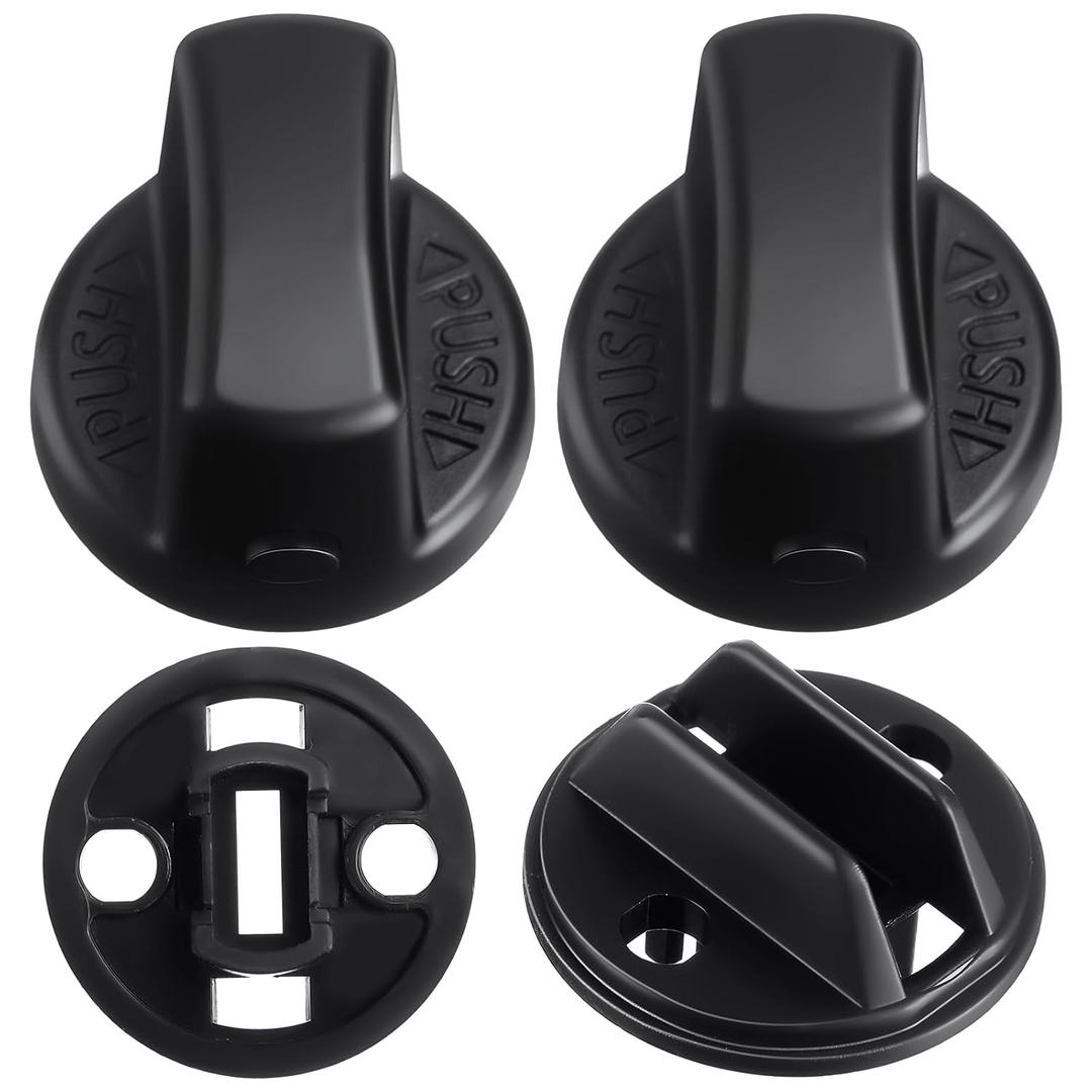 Threlaco 2 Sets Ignition Key Knob Push Turn Switch Compatible with 2007-2014/Mazda CX-9, 2007-2012/Mazda CX-7, 2006-2007/Mazda Speed 6, Ignition Cover Replaces D461-66-141A-02 D6Y1-76-142 D46166141A02