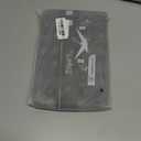 Yimobra Shower Bathtub Mat Non Slip, 21x21 Inch, Soft Square Bath for Tub with Suction Cups and Drain Holes, Stall Floor Mats Bathroom, Machine Washable, Bathroom Accessories, Clear Gray