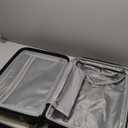 BAGSMART Expandable Carry On Luggage 22x14x9 Airline Approved, 1OO% PC Lightweight Hard Shell Suitcase, 20 Inch Travel Luggage with Spinner Wheels, Waterproof Rolling Suitcase, Gray