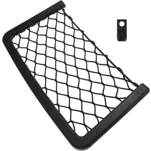 Luxshiny Car Trunk Organizer Net Pocket ABS Plastic Car Storage Bag for SUV RV and Boat Vehicle Interior Organizer Adjustable Straps for Easy Access 2 Pack