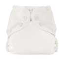 Esembly Cloth Diaper Cover - Reusable Swim Diaper, Waterproof, Breathable - Adjustable Outer Layer Over Absorbent Inner for Blowout Protection - Parchment, Size 1 (7-17lbs)