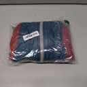 FUAMEY Dog Coat for Medium Dogs,Waterproof Dog Winter Jacket with Harness Built in Puppy Cold Weather Coats Reflective Pet Vest with Zipper Warm Fleece Dogs Snowsuit Windproof Dark Blue M (Chest:21in))