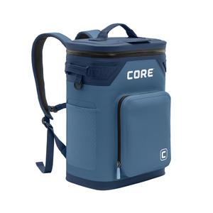 CORE Magnetic Leak Proof 24 Can Soft Cooler with Waterproof Zipper | Insulated Bag Portable Ice Chest Box | Best Backpack Cooler for Food & Beverages for Tailgating, Car Camping, and Family Picnics