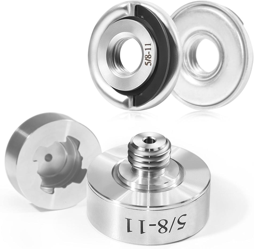 XLOCK to 5/8"-11 Thread Adapter Kit with Quick Change Nut, Suitable for XLOCK Angle Grinders, Convert and Install Saw Blades, Polish Discs