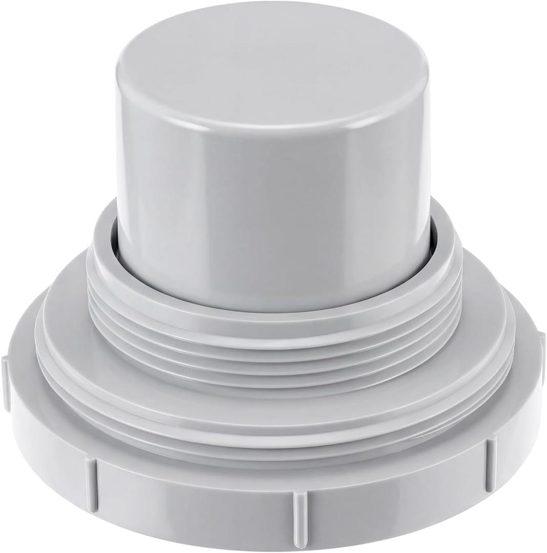 Novabright 3 x 4 Inches Sewer Cleanout Relief Valve White PVC Relief Valve Sewer Repair Part for Toilet Sink Shower Drain Lines Prevents Clogs Backups