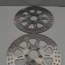 2 * 11.8'' Front Brake Rotors Compatible with Harley Rotor Road Glide,Road King, Electra Glide,Street Glide,Tri Glide,Dyna,Fat Bob,Low Rider s,V-Rod,Brushed Finish Stainless