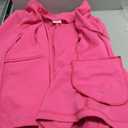 Women's 2 Piece Suits Business Casual Outfits Straight Wide Leg Pants Suits Professional Office Work Outfits (Pink, XL)