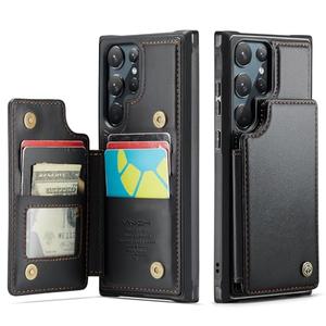 Vinich for Samsung Galaxy S22 Ultra Wallet Case with Card Holder, RFID Blocking Credit Slots Kickstand Shockproof Phone Cover Fit for Galaxy S22 Ultra 6.8" Black