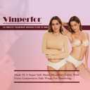 Women's Plunge Push Up Bra-Scoop Neckline Invisible Underwire Low Back-Sexy Demi Balconette T Shirt Bra for Comfort Lift (32DDD, Nude)