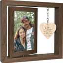 EYITUPC Loss of Father Sympathy Gift Memorial Gifts for Loss of Dad Picture Frame, In Memory of Dad Remembrance Grief Bereavement Gifts, Display Two 4x6