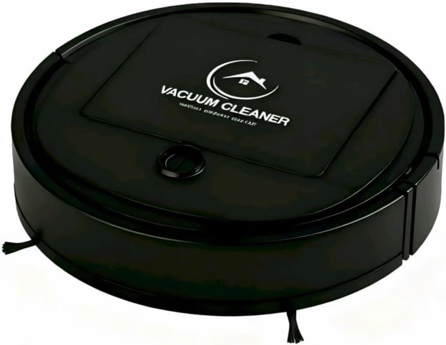 Robot Vacuum Cleaner for Daily Hard Floor Cleaning - Self-Cleaning Brush System, 60min Runtime, Ultra-Slim 2.8" Height Under Furniture Access - Black