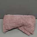 MIULEE Decorative Throw Pillow Covers for Couch Bed Livingroom 18x18 Inch Set of 2 Blush Pink Boho Accent Throw Pllows Broadside Striped Patchwork Soft Corduroy Pillowcases