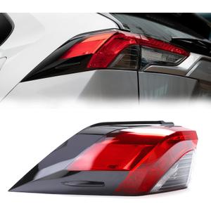 Rear LED Tail Light Assembly for Toyota RAV4 2019 2020 2021 2022 2023, Left Driver Side Outer Brake Tail Lamp OE 81560-0R090, TO2804148