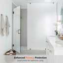 Kromapolis Frosted Glass Window Privacy Film with Tools, 29.5 x 78.7 | Heat Blocking Privacy Film for Glass Windows, Static Cling Non-Adhesive Frosting Window Stickers for Door Home Bathroom, 29.5In x 78.7In