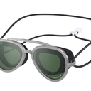 Speedo Unisex-Adult Swim Goggles Hydro Comfort (One Size, Black/Steel)