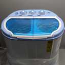 Pyle Portable 2-in-1 Washing Machine&Spin-Dryer-Convenient Top-Loading Easy Access,Energy&Water Efficient Design,Ideal for Smaller Loads-No Special Parts or Plumbing Required-2 FT Drainage Hose (Blue)
