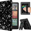 CoBak Stand Case for 7" Kindle Paperwhite 12th Gen 2024 and Kindle Colorsoft with Hand Strap - Compatible with iPhone MagSafe, for Samsung/Belkin/Anker Wireless Charging Pads, Durable, Auto Sleep Wake (*Upgraded Baby Star)