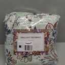 Brilliant Sunshine Beautiful Burgundy Flowers Quilted Recliner Slipcover, 26" Seat Width, Slip Resistant Furniture Protector, 2" Strap, Washable Reclining Chair Cover for Pets, Kids, Dogs, Cats, Green