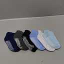 CozyWay Baby & Toddler Socks with Grippers Non Slip Ankle Grip Socks For Boys and Girls Babies - Comfy Soft Cotton - 6 Pack, 6-12 months