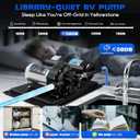 RV Water Pump 110V AC 7GPM 70PSI with 1L 125PSI Pre-Pressurized Accumulator Tank, Ultra-Quiet Water Pressure System for Homes, RVs, Irrigation & Marine Use