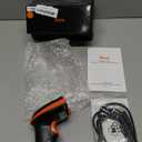 Tera Barcode Scanner Wireless 1D Laser Cordless Barcode Reader with Battery Level Indicator, Versatile 2 in 1 2.4Ghz Wireless and USB 2.0 Wired