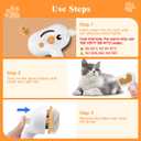 3-in-1 Pet Steam Brush Set for Dogs & Cats, Grooming Comb with Spray, Defur Tool, Water-Assisted Hair Removal, Gentle Cat & Dog Spritz Brush, Multi-Purpose Steam Grooming Kit