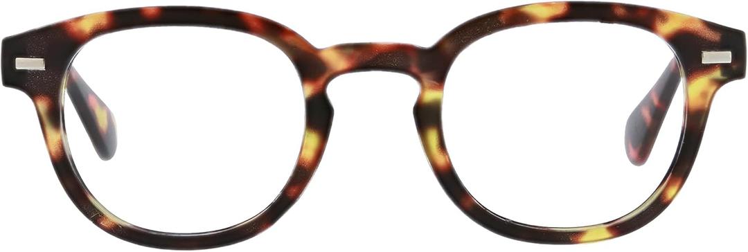 peepers by peeperspecs mens Headliner Blue Light Blocking Reading Glasses (Tortoise)