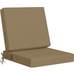 idee-home Outdoor Cushions for Patio Furniture, Outdoor Seat Cushion, Waterproof Couch Hampton Bay Deep Seat Replacement Chair Cushions for Garden Lawn Backyard Deck, 22 x 22