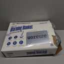 Westinghouse Heated Twin Blanket - Electric With 10 Heating Levels, 1-12 Hours Auto Shut Off, Fast Warming, Machine Washable (62x84 Inches, Light Grey)