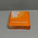 4 Output Channel CCTV Power Box w/Key Lock, DC 12V 5A Power Box for DVR Security System and Cameras