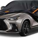 Kayme 7 Layers SUV Car Cover Custom Fit Lexus NX 300 350 (2015-2025) Waterproof All Weather for Automobiles, Outdoor Full Cover Rain Sun UV Protection.Black